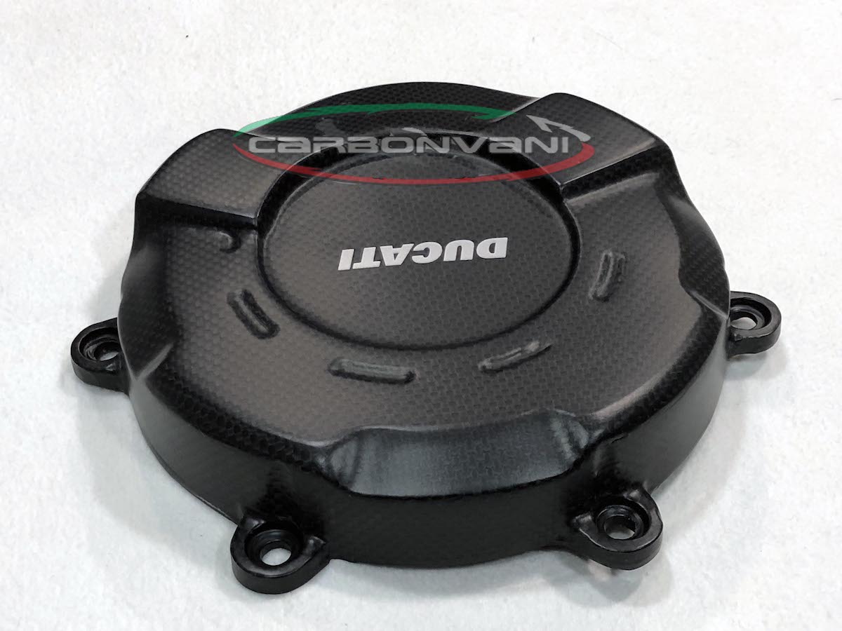 Carbonvani - Ducati Panigale V4 / S / R, and Streetfighter SP Carbon Fiber Clutch Cover Carbonvani - Ducati Panigale V4 / S / R, and Streetfighter SP Carbon Fiber Clutch Cover